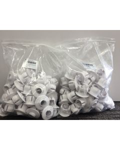 WHITE 40MM PUSHIN EYEBALLS - BULK PACK 100