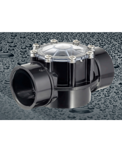 HAYWARD DELUXE BLACK CHECK VALVE 40MM