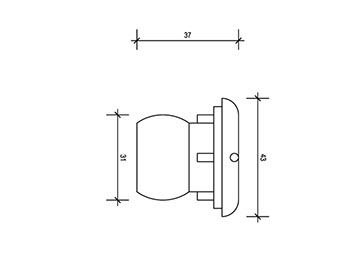 STAINLESS STEEL 316 AIR CONTROL 25MM PUSH IN - Image 3